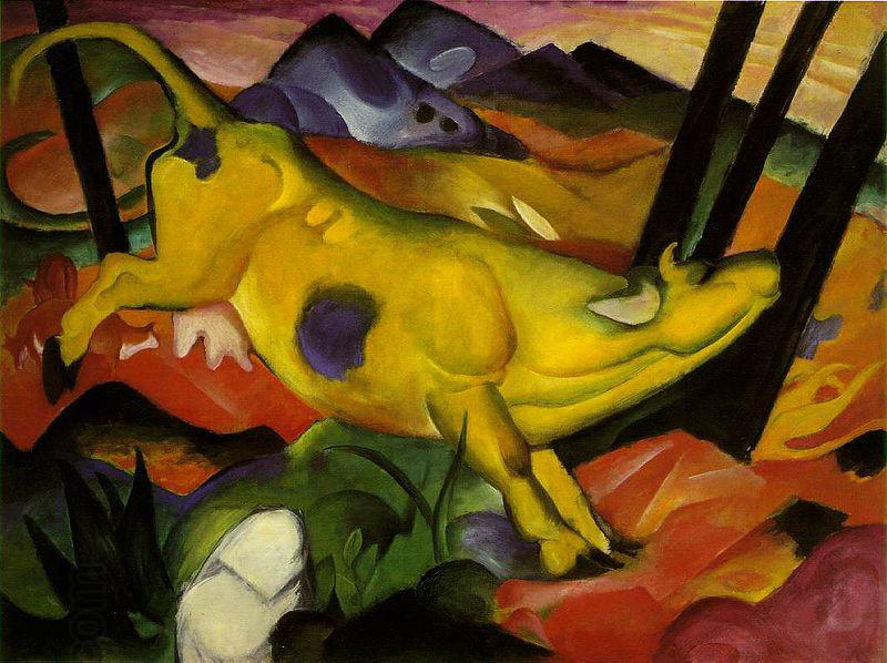 Franz Marc The Yellow Cow China oil painting art